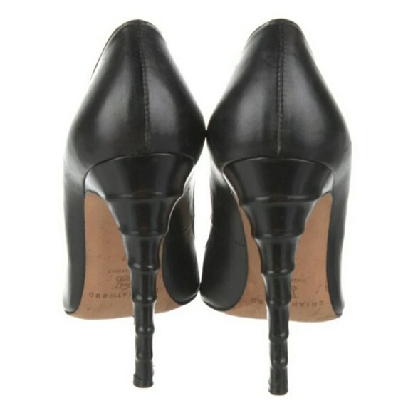 BRIAN ATWOOD Leather Stiletto Heels, Black, 37 - Picture 4 of 5